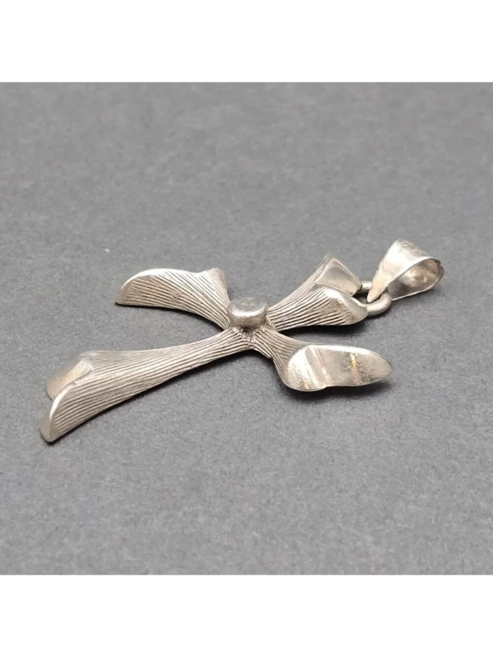 Vintage Taxco Sterling Silver Mexico Cross 2